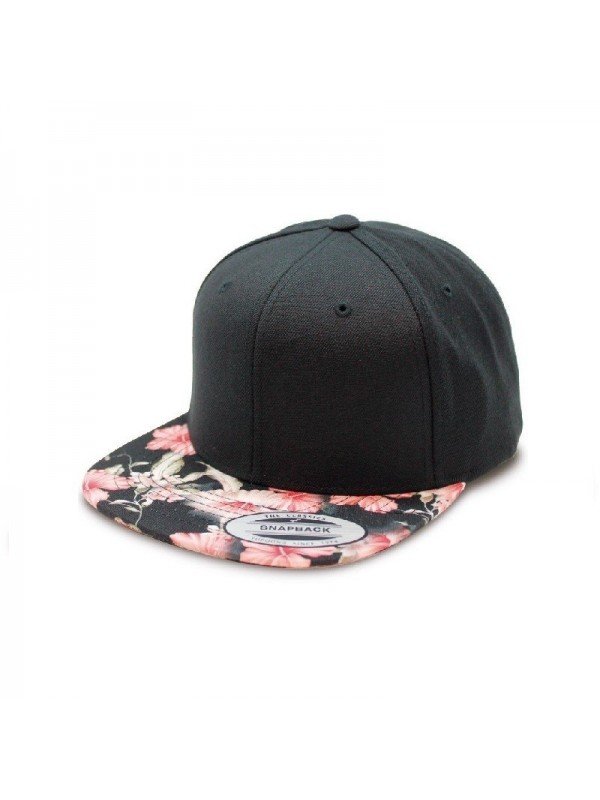 Gorra Snapback Flexfit con Visera de Flores Estampadas | Estilo Urbano