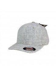 Gorra Flexfit Cerrada Gris Jaspeada | Estilo Urbano Moderno