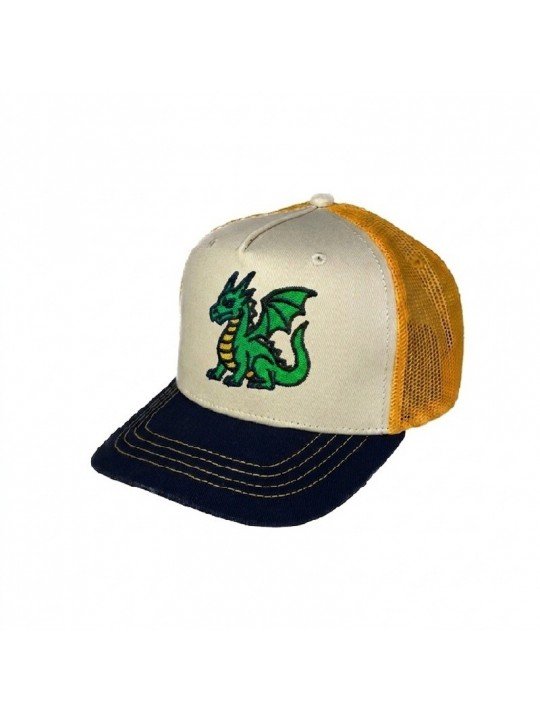 Gorra Infantil Top Hats con Dragón Bordado | Rejilla y Estilo Aventurero