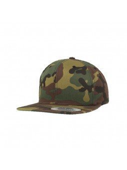 Gorra Snapback Flexfit de Camuflaje con Visera Plana | Gorra Camo Ajustable