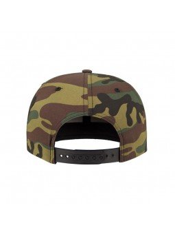 Flexfit Camouflage Flat Brim Snapback Cap | Adjustable Camo Hat