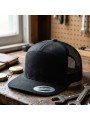 Flexfit 7 Panel Trucker Cap 9294 | Mesh, Flat Visor & Snapback