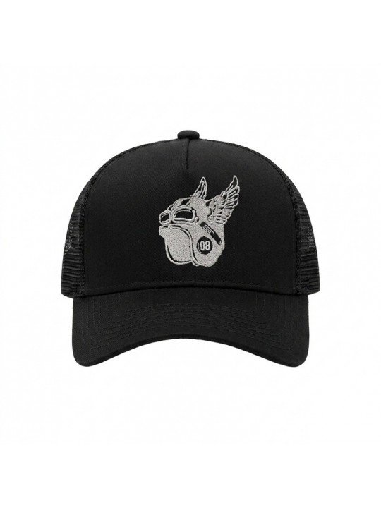 Top Hats Cap with Winged Helmet Embroidery | Premium Style