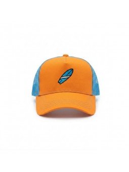 Gorra de rejilla con bordado de tabla de surf | Estilo surf veraniego