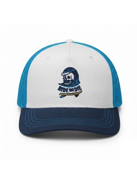 Gorra Top Hats Ride or Die | Bordado de Ola, Surf y Skate