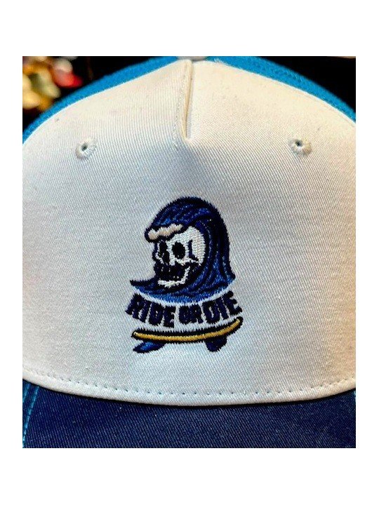 Gorra Top Hats Ride or Die | Bordado de Ola, Surf y Skate