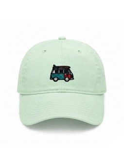 Gorra Top Hats con Furgoneta Surf | Bordado de Tabla de Surf