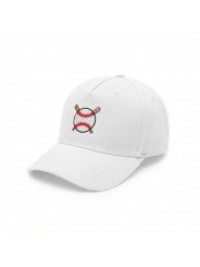 Gorra Top Hats de Béisbol | Bordado de Pelota y Bates Cruzados