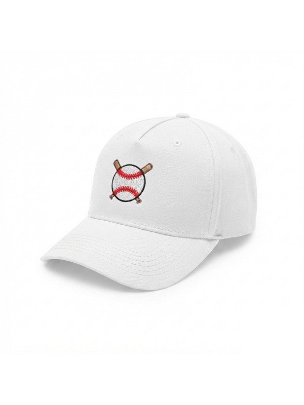 Gorra Top Hats de Béisbol | Bordado de Pelota y Bates Cruzados