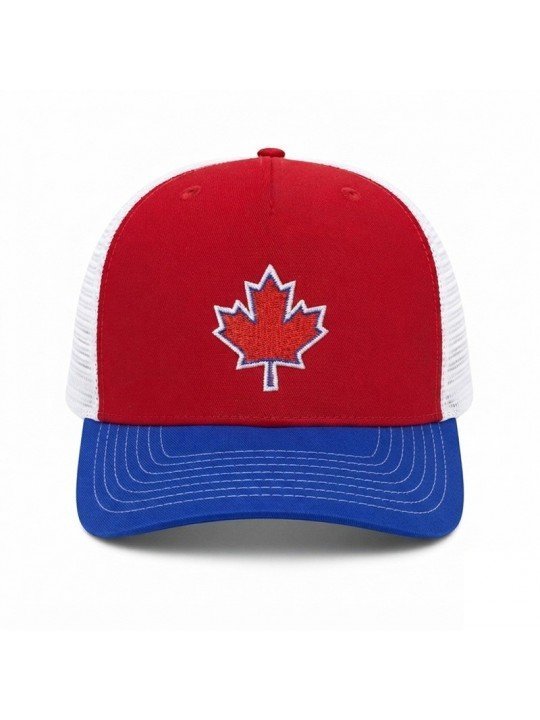 Gorra Trucker Canadá Roja, Blanca y Azul | Top Hats