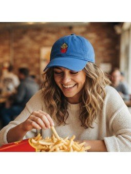 Gorra con Bordado de Patatas Fritas | Top Hats