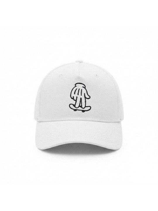 Gorra con Bordado de Skate y Mano | Top Hats
