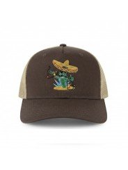 Gorra con Cactus, Sombrero Mexicano y Puro | Diseño Bordado Original