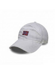 Gorra Blanca con Bandera de Noruega | Gorra Casual Unisex