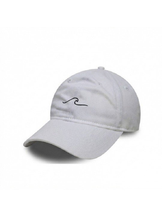 Gorra Top Hats con Bordado de Ola Minimalista | Estilo Surf