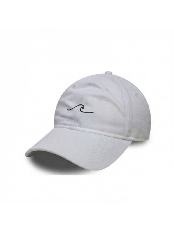 Gorra Top Hats con Bordado de Ola Minimalista | Estilo Surf