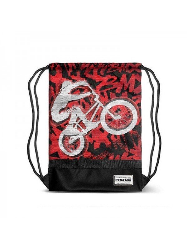 Gym Bag with Bicycle Print | Durable Sports Bag
