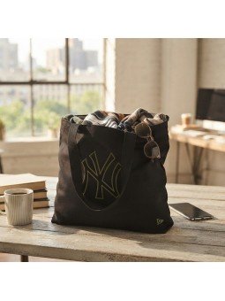 Tote Bag con Logotipo Bordado de los Yankees | Bolsa de Tela Urbana