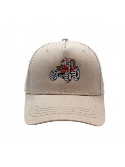 Gorra Top Hats de 5 Paneles con Bordado de Tractor