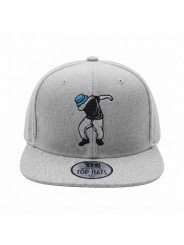 Gorra Snapback Visera Plana con Bailarín Bordado | Top Hats