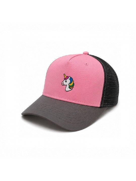 Top Hats Unicorn Embroidered Trucker Cap | Adjustable Mesh Cap