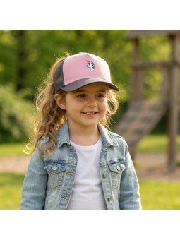 Top Hats Unicorn Embroidered Trucker Cap | Adjustable Mesh Cap