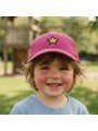 Yellow Star Embroidered Cap | Minimalist Top Hats Cap