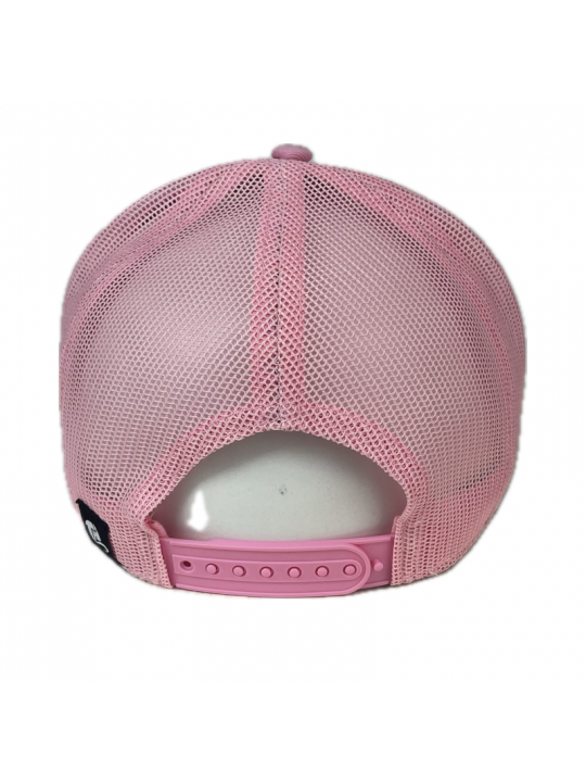 Gorra de rejilla con un divertido gato bordado de top hats