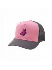 Gorra Infantil de Rejilla con Mariposa Bordada | Top Hats