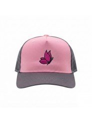 Kids' Trucker Mesh Cap with Embroidered Butterfly | Top Hats