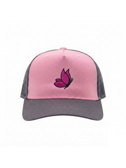 Gorra Infantil de Rejilla con Mariposa Bordada | Top Hats