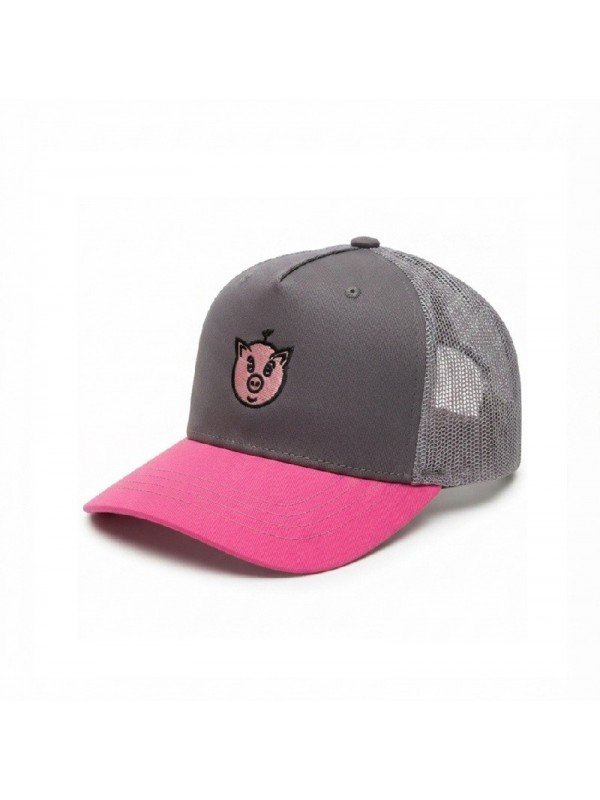 Gorra Infantil de Rejilla con Cerdito Bordado | Top Hats