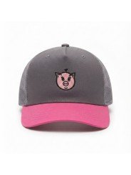 Gorra Infantil de Rejilla con Cerdito Bordado | Top Hats