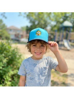 Gorra Infantil con Emoji Loco Bordado | Top Hats