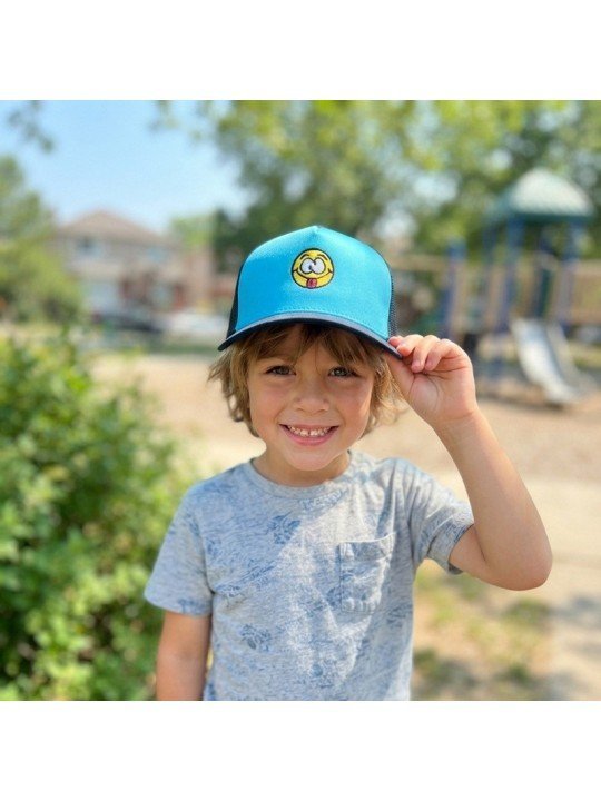 Gorra Infantil con Emoji Loco Bordado | Top Hats
