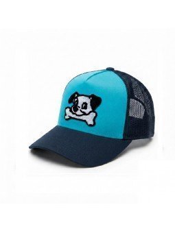 Kids Trucker Mesh Cap with Embroidered Dog | Top Hats