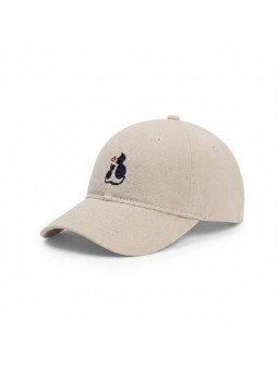 Gorra Top Hats con Bordado de 2 Gatitos y Corazón | Corona Blanda