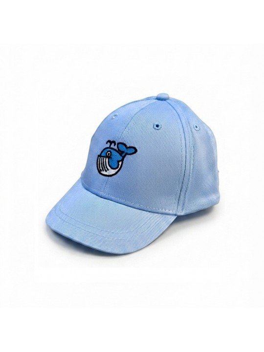 Gorra de Bebé Top Hats con Ballena Divertida Bordada
