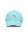 Top Hats Cap with Embroidered Turtle Silhouette