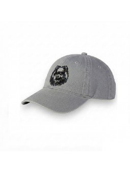 Gorra con bordado de perro Pomerania | Top Hats