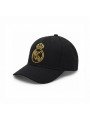 Gorra infantil con escudo dorado del Real Madrid