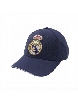 Gorra de Adulto Real Madrid con Escudo Bordado | Gorra Oficial para Aficionados