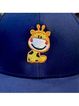 Gorra de Bebé Top Hats con Jirafa Bordada | Gorra de bebe