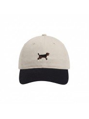Gorra Top Hats con Bordado de Perro Beagle Minimalista