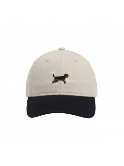 Gorra Top Hats con Bordado de Perro Beagle Minimalista