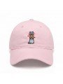 Gorra Top Hats con Tres Gatitos y Corazones Bordados