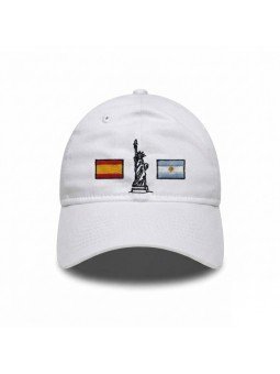 Spain vs Argentina Embroidered Cap | Statue of Liberty | Top Hats