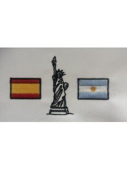 Spain vs Argentina Embroidered Cap | Statue of Liberty | Top Hats