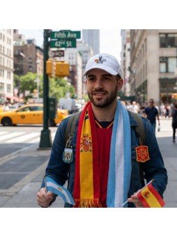 Spain vs Argentina World Cup Final 2026 Cap | Embroidered Trophy | Top Hats