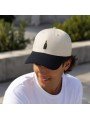 Gorra Dad Cap natural y Negra Bordada | Botella